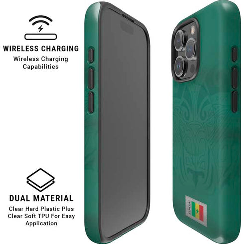 Senegal Soccer Flag iPhone 16 Pro Magsafe Impact Case